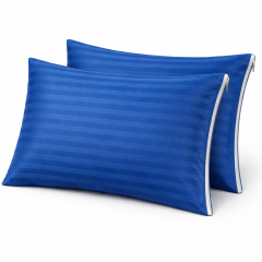 Coppia Federe 50x80 in Microfibra Blu