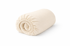 Lenzuolo sotto matrimoniale cotone con angoli Crema matrimoniale