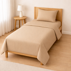 Set Lenzuola SUITE Beige singolo