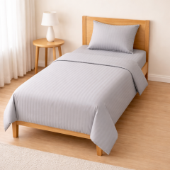 Set Lenzuola SUITE Grigio chiaro singolo