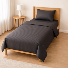 Set Lenzuola SUITE Grigio scuro singolo