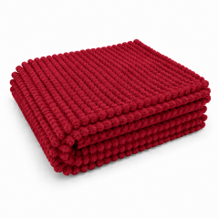 Tappeto Bagno Riccio - 60x100 - antiscivolo rosso rosso