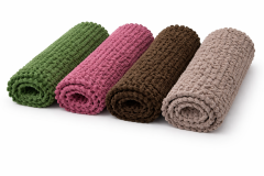 Tappeto Bagno Riccio rosa 50x80