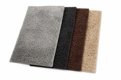 Tappeto Shaggy - Antiscivolo marrone 50x80