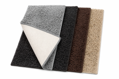 Tappeto Shaggy - Antiscivolo marrone 50x80