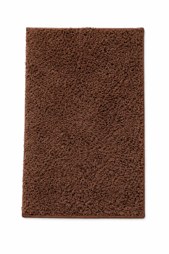 Tappeto Shaggy - Antiscivolo marrone 50x80