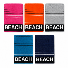Telo Mare Jacquard BEACH Azzurro
