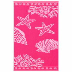 Telo Mare Jacquard CORALLO Rosa