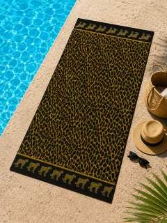 Telo Mare Jacquard LEOPARDATO