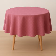 Tovaglia Rotonda Antimacchia Rosa