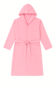 Accappatoio microfibra rosa