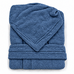 accappatoio spugna Blu