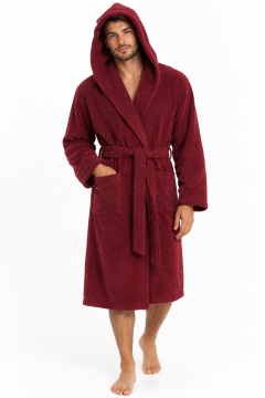 accappatoio spugna Bordeaux M