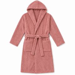 accappatoio spugna rosa S