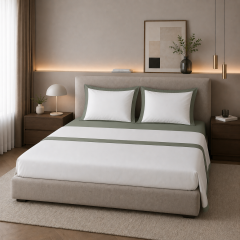 Completo letto lenzuola Zoe TINTA UNITA verde