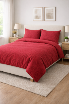 Completo Letto Matrimoniale Alessia rosso