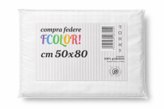 Federe Suite zip Bianco 50x80