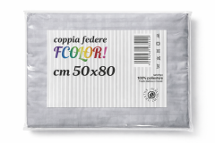 Federe Suite zip Grigio chiaro 50x80