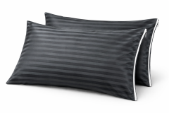 Coppia Federe 50x80 in Microfibra Grigio scuro 50x80