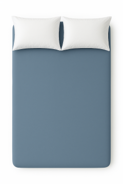 Lenzuolo sotto matrimoniale jersey blu