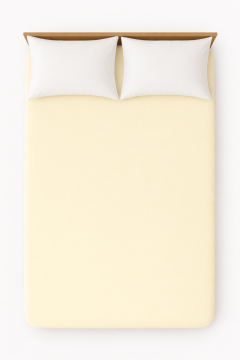 Lenzuolo sotto matrimoniale jersey giallo