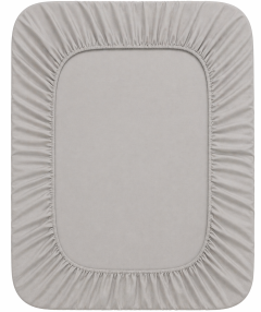 Lenzuolo sotto matrimoniale jersey grigio polvere singolo