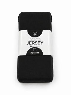 Lenzuolo sotto matrimoniale jersey nero matrimoniale