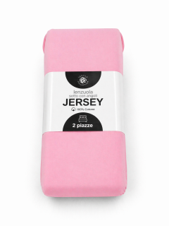 Lenzuolo sotto matrimoniale jersey rosa matrimoniale
