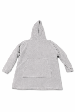 poncho grigio chiaro