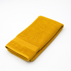 Salvietta viso MOON giallo senape 50x100