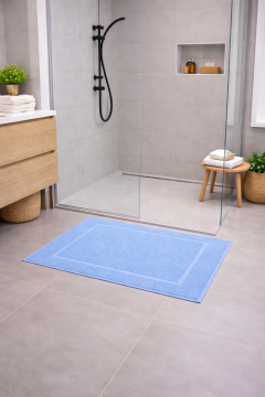 Tappeto Bagno MARY azzurro