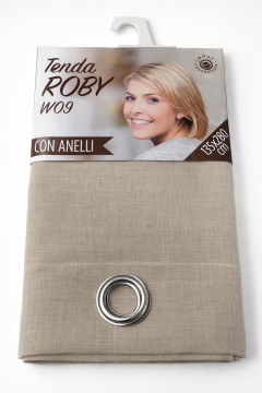 Tenda Canapone Roby tortora 135x280