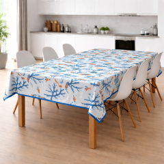 Tovaglia Betty Antimacchia 140x300 cm Corallo