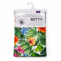 Tovaglia Betty Antimacchia 140x300 cm Floreale